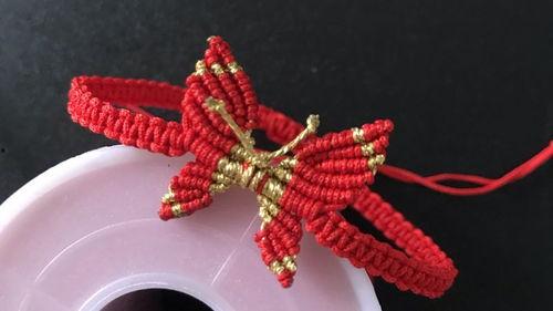 蝴蝶手链编法视频,轻松掌握蝴蝶结美饰技巧